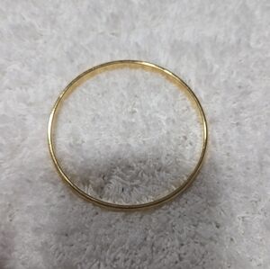 Vintage Monet Gold Tone Bangle Bracelet Stamped